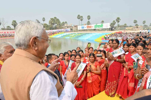 नालंदा में विकास की नई उड़ान, अमृत सरोवर और डिजिटल लाइब्रेरी का उद्घाटन